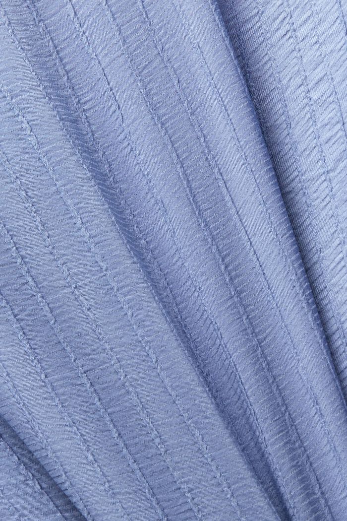 Gestructureerde blouse met lange mouwen, BLUE LAVENDER, detail image number 5