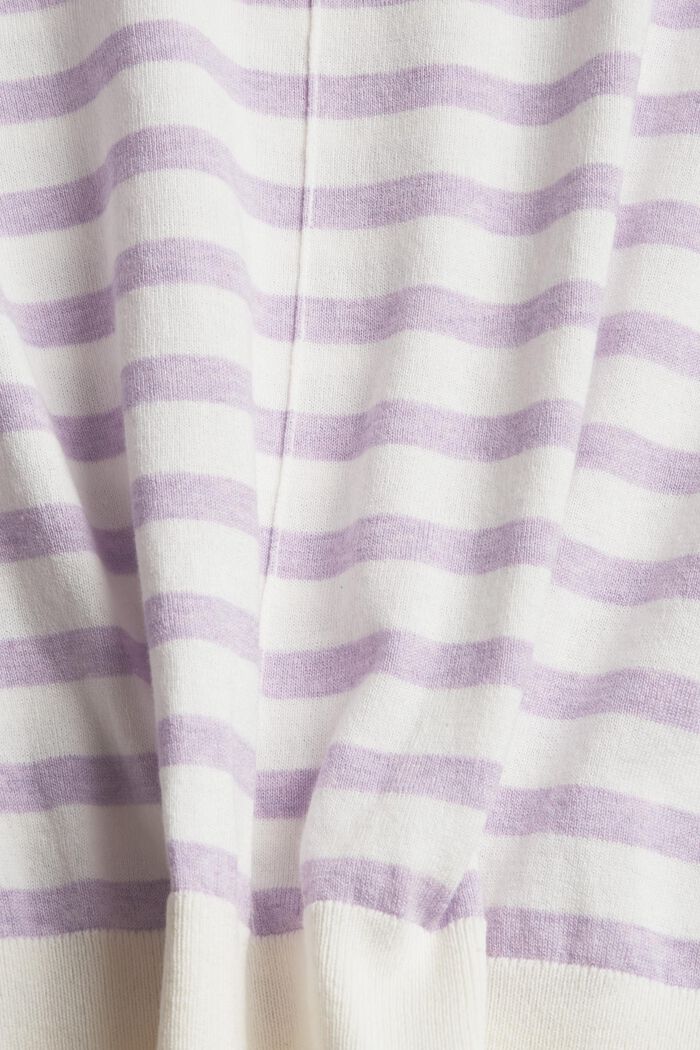 Fijngebreide trui van 100% katoen, NEW OFF WHITE, detail image number 4