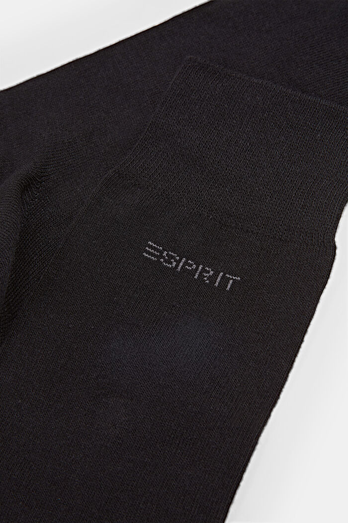 5 paires de chaussettes, coton bio mélangé, BLACK, detail image number 1