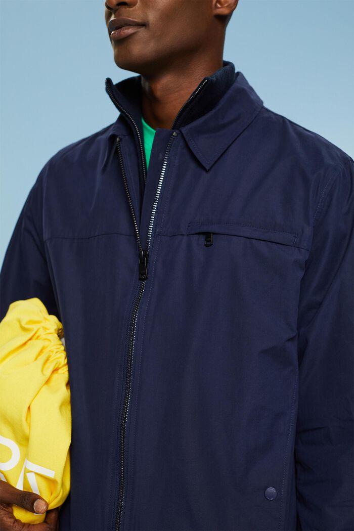 Veste à capuche zippée, DARK BLUE, detail image number 3