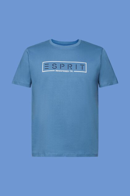 Jersey T-shirt met logoprint