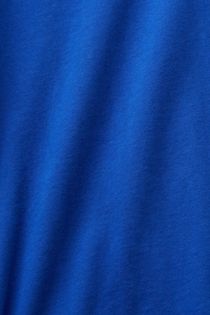 Midi-jurk van een materiaalmix, BRIGHT BLUE, detail image number 5